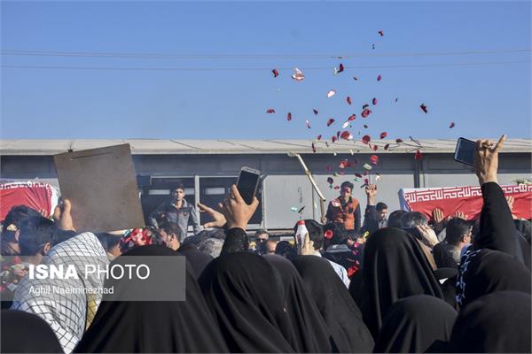 استقبال از ۲۸ شهید تازه تفحص شده دوران دفاع مقدس - مرز شلمچه 4