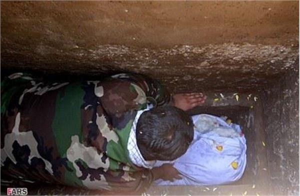 تشییع و خاکسپاری دوشهید گمنام در سازمان جغرافیایی