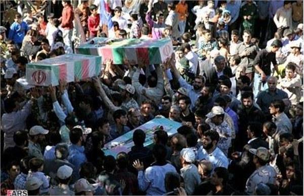 تشییع و خاکسپاری شهیدان گمنام دفاع مقدس در استان ایلام