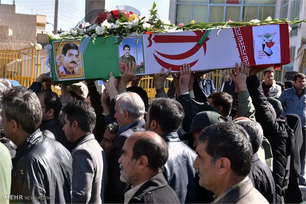 تشییع پیکر مطهر شهید «محمدحسن جلی» در شهرضا‎ 13