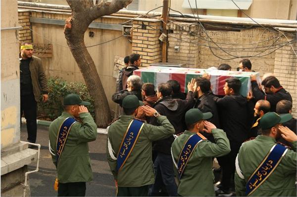تشییع 200 شهید گمنام دفاع مقدس در تهران  3