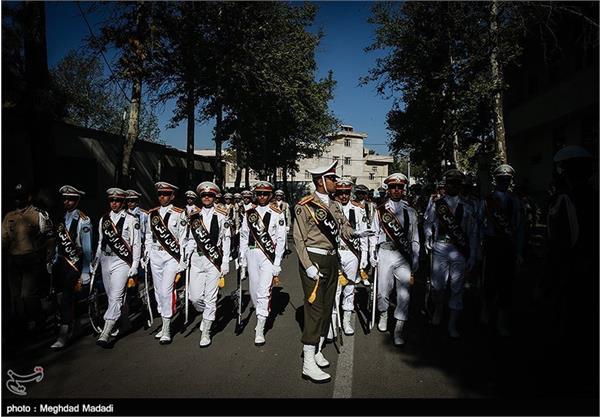 مراسم تشییع پیکر شهید گمنام در ستاد هوانیروز 8