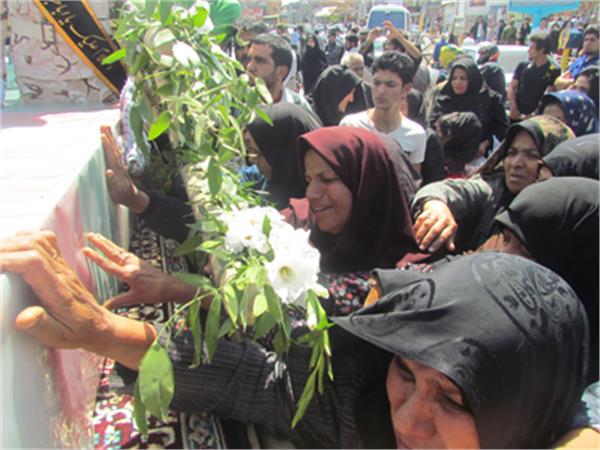 استقبال از شهدای گمنام در استان کرمان