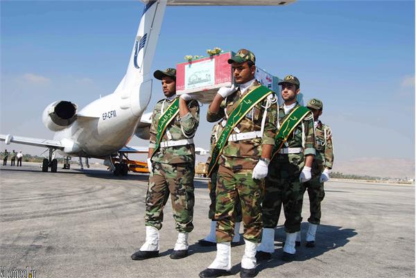 تشییع و خاکسپاری شهید گمنام شهرستان جم استان بوشهر 5/11/1389