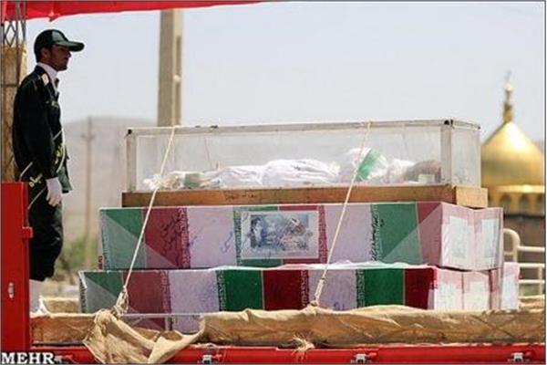 تشییع شهدای دوران دفاع مقدس در شهر خمین