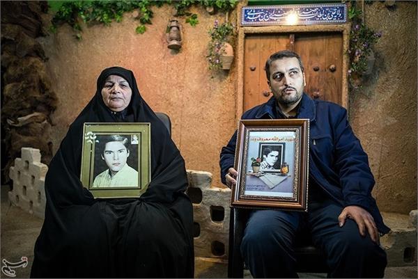 دیدار خانواده شهید امرالله معروف وند با پیکر وی پس از ۳۱ سال