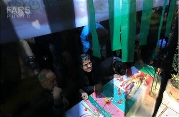 تشییع و خاکسپاری دو شهید گمنام در دانشکده فنی دختران ولی عصر(عج)