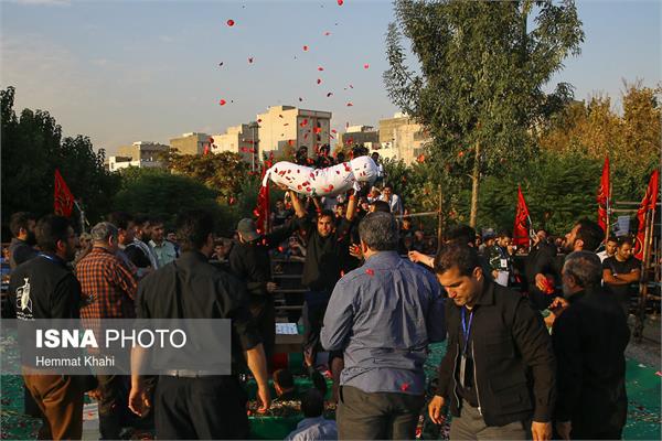 تشییع پیکر دو شهید گمنام در بوستان شقایق - خانی‌آباد تهران 28