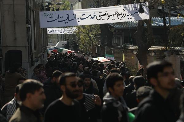 وداع با پیکرهای مطهر ۱۰۰ شهید گمنام تازه تفحص شده در معراج شهدا  9