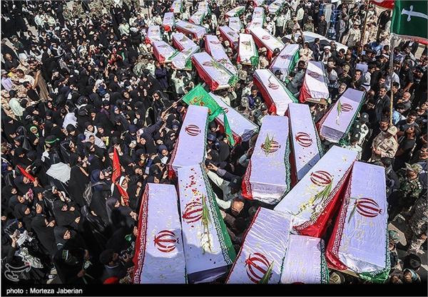 مراسم استقبال از ۷۸ شهید دوران دفاع مقدس در مرز شلمچه 1