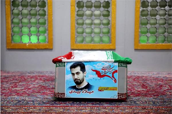 وداع با پیکر مطهر شهیدالقدس میلاد بیدی - 12 مرداد 1403 8