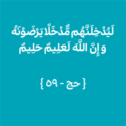 سوره حج - آیه 59