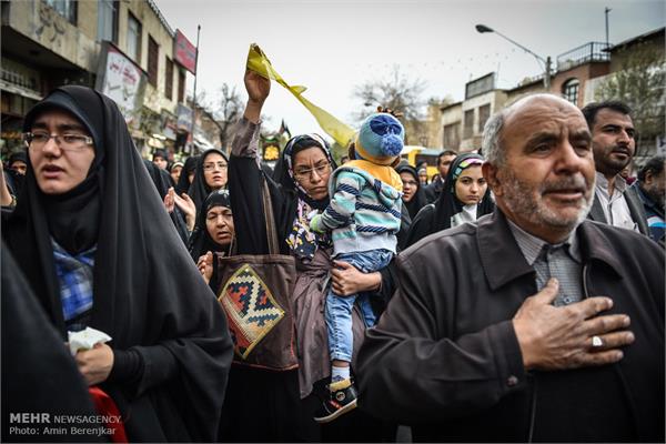 تشییع پیکر پاک ۲۴ شهید گمنام در شیراز 16