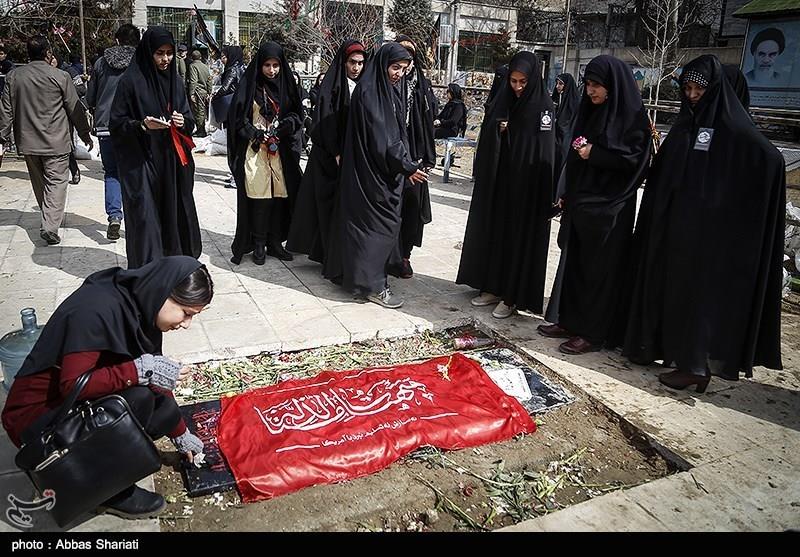 تشییع و تدفین شهید گمنام ۱۹ ساله در کرج 1