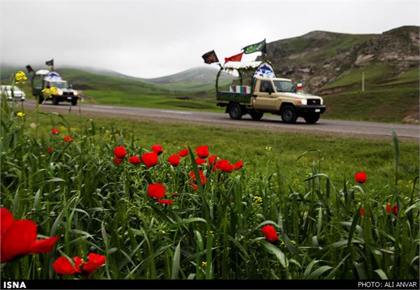 تشییع و خاکسپاری دو شهید گمنام در اردبیل 6