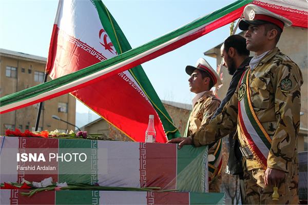 آیین استقبال از۲۰ شهید گمنام در سنندج 1