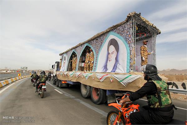 استقبال از ۸ شهید گمنام در فرودگاه بیرجند 25