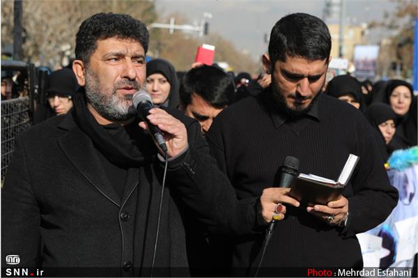 تشییع و تدفین شهید گمنام در کوی دانشگاه تهران 19