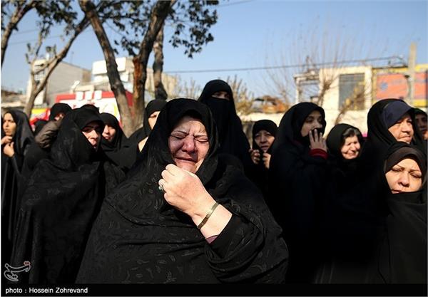 تشییع دو شهید گمنام در محله خراسان تهران 13