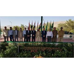 ادای احترام هیئت کمیته جستجوی مفقودین به مزار رئیس جمهور فقید جمهوری عراق (جلال طالبانی)