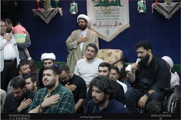 وداع با پیکر مطهر شهید مدافع حرم مهدی اکبرپور روشن 18 تیر 1402 2