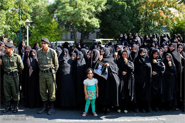 مراسم تشییع شهدای گمنام در تبریز 6