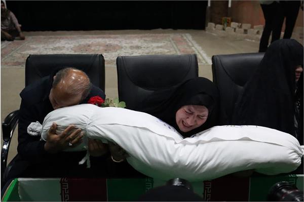 وداع با پیکر شهید تازه تفحص شده حجت‌الله یوسفیه - 14 اردیبهشت 1403