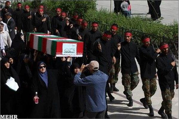 تشییع 96شهید دوران دفاع مقدس در مرقد امام خمینی(ره)