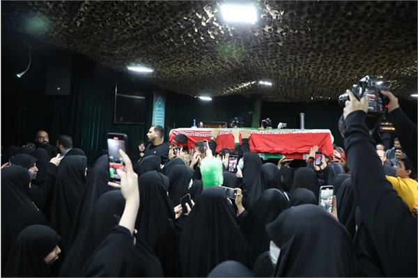 وداع با پیکر مطهر شهید مدافع امنیت سید روح اله عجمیان