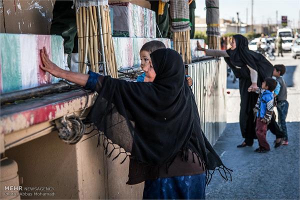 تشییع پیکر شهدای گمنام هشت سال دفاع مقدس در لامرد 30