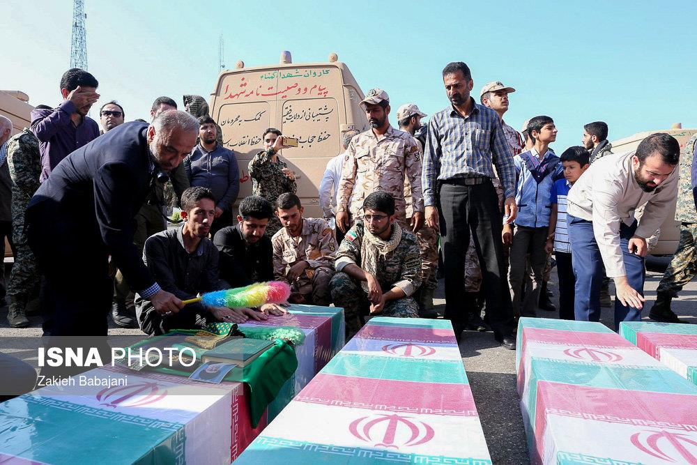 استقبال از پیکر شهدای دفاع مقدس در آمل 1