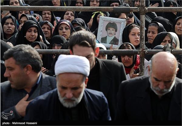 تشییع و تدفین پیکر دو شهید گمنام در شهرک مشیریه 2