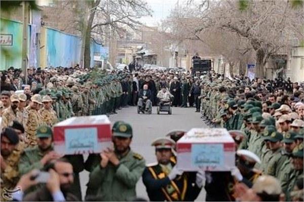 مراسم تشییع شهدای گمنام در قزوین