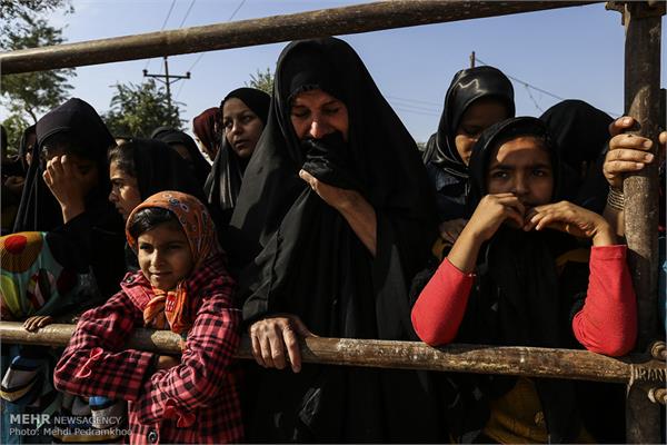 تشییع و تدفین پیکرهای مطهر ۲ شهید گمنام دفاع مقدس در خوزستان 8