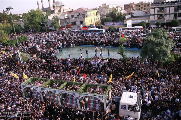 آئین تشییع 270 شهید دفاع مقدس در تهران 34