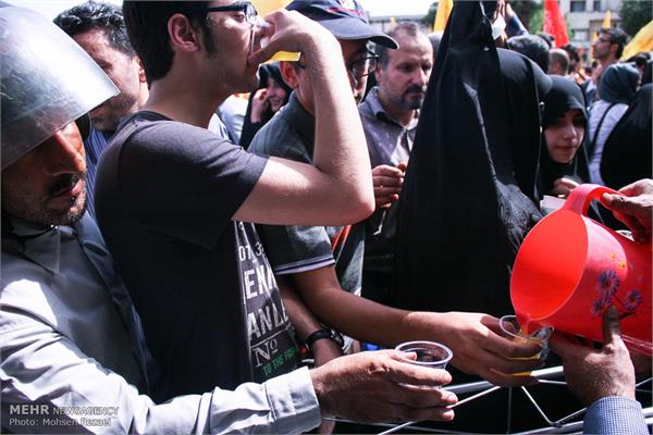 آئین تشییع 270 شهید دفاع مقدس در تهران 41