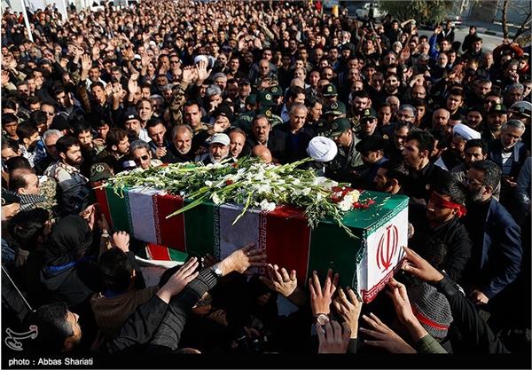 مراسم تشییع پیکر دو شهید گمنام در فردیس کرج 20