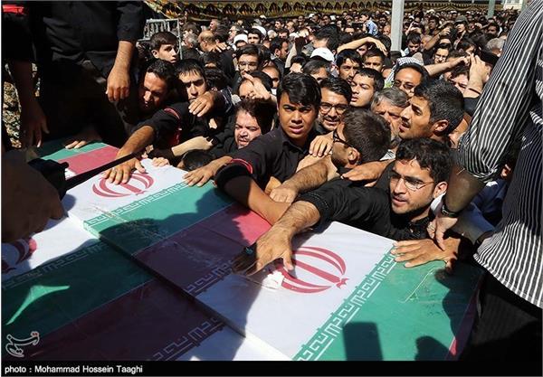 تشییع شهدای گمنام در مشهد 3