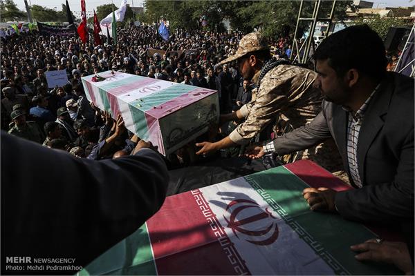 تشییع و تدفین پیکرهای مطهر ۲ شهید گمنام دفاع مقدس در خوزستان 10