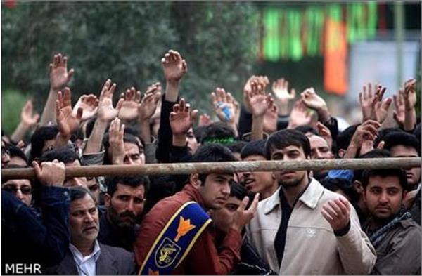 تشییع شهدای گمنام در اهواز