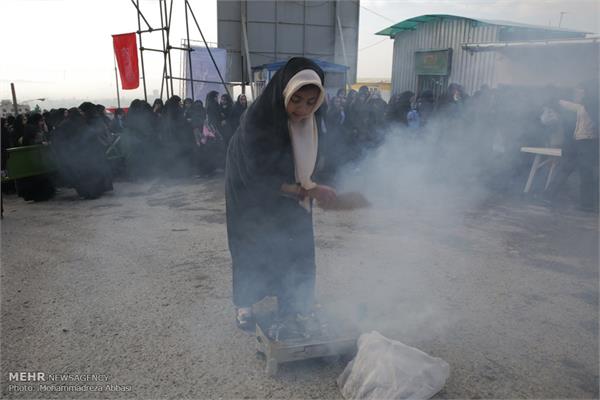 کوه‌پیمایی دانشجویان خواهر بسیجی در کهف‌الشهداء 23