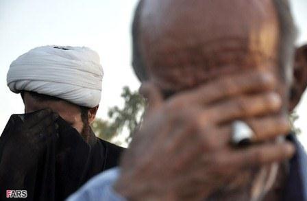 تشییع و خاکسپاری سه شهید دفاع مقدس در گتوند