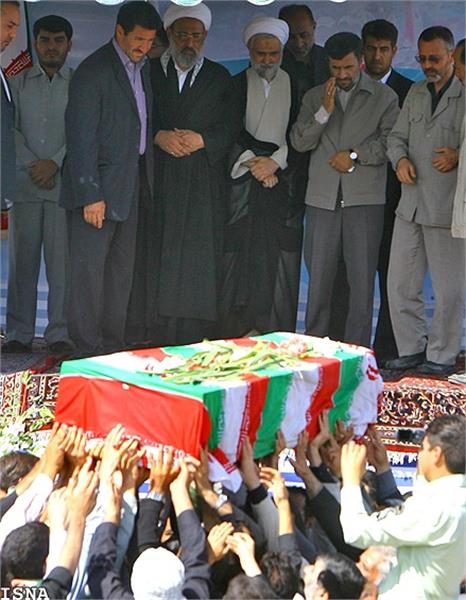 تشییع و خاکسپاری شهدای گمنام دانشگاه شاهد-12/7/89