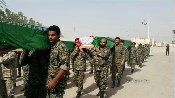 ورود پیکر مطهر ۵۵ شهید دفاع مقدس - شلمچه 16