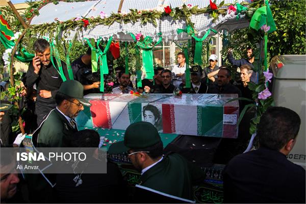 تشییع پیکر شهید سیدناصر ناصری در شهر هشجین -اردبیل 2