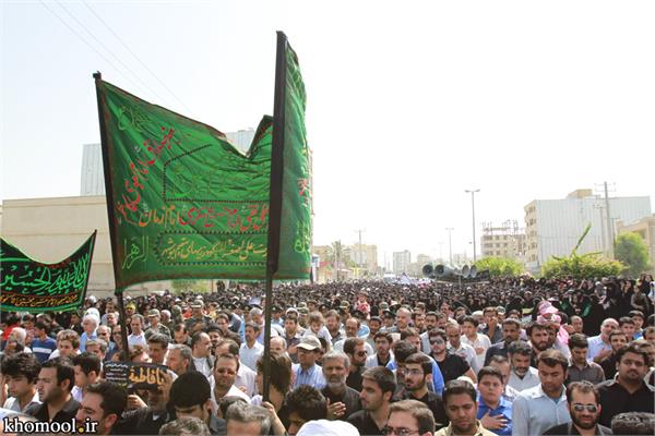 تشییع و خاکسپاری شهدای گمنام دانشگاه خلیج فارس بوشهر-27/2/89