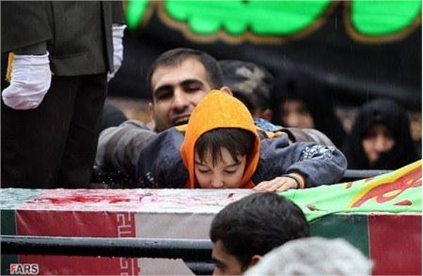 تشییع شهید حاج احمد صداقت و پنج شهید گمنام در اصفهان