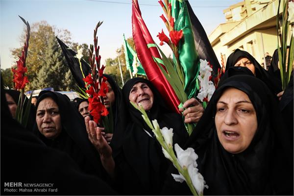 مراسم تشییع دو شهید گمنام در دانشگاه مالک اشتر 26