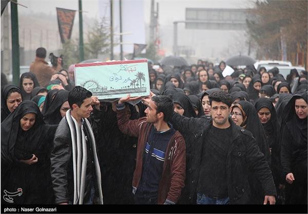 تشییع پیکر دو شهید گمنام در ایلام 14