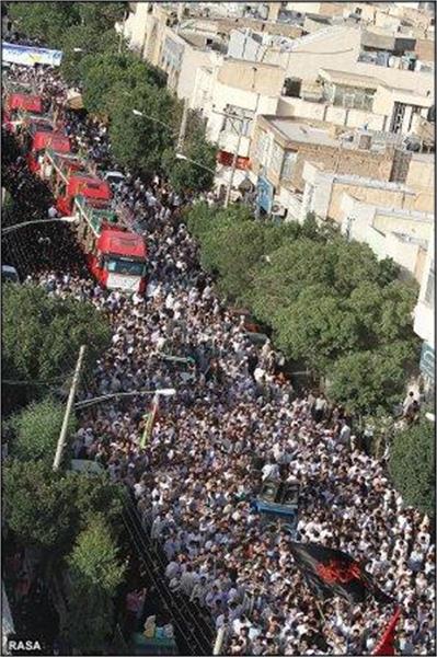 تشیییع 96شهید دوران دفاع مقدس در شهر قم